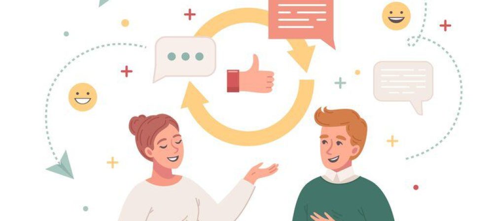 conceito-de-design-de-desenho-animado-de-comunicacao-com-sinais-de-redes-sociais-e-pais-jovens-conversando-entre-si-ilustracao-vetorial-plana_1284-80585